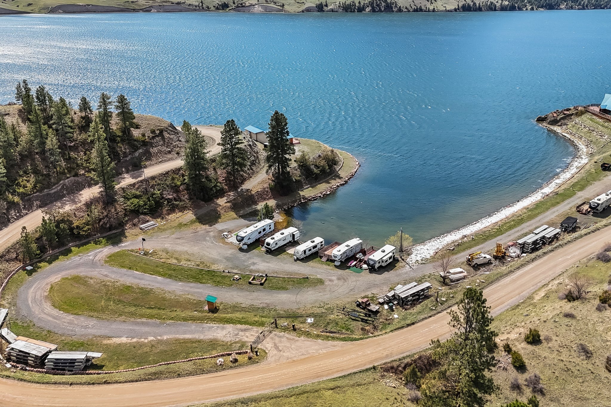 Waterfront RV Park on Holter Lake