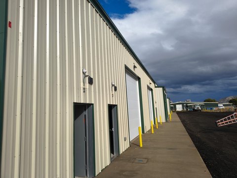 Self-Storage Facility with Overhead Doors