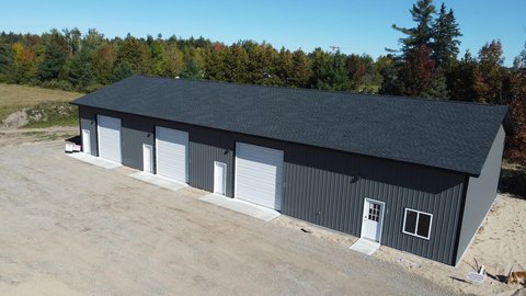Self-Storage Unit with Roll-Up Door