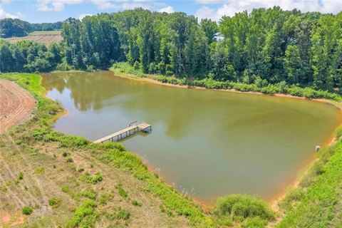 Open Farmland with Stocked Pond