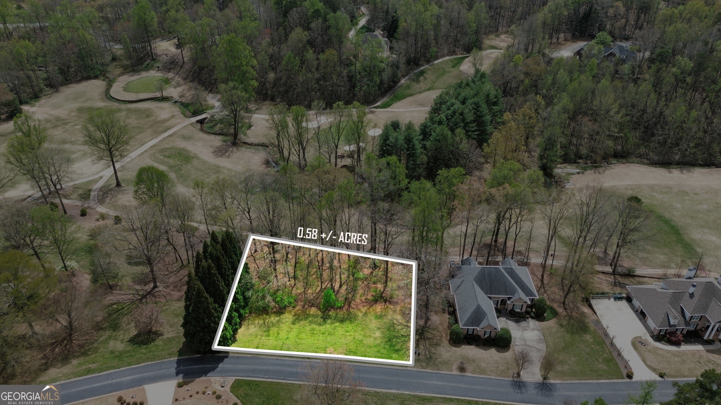 Golf Course Lot with Creek