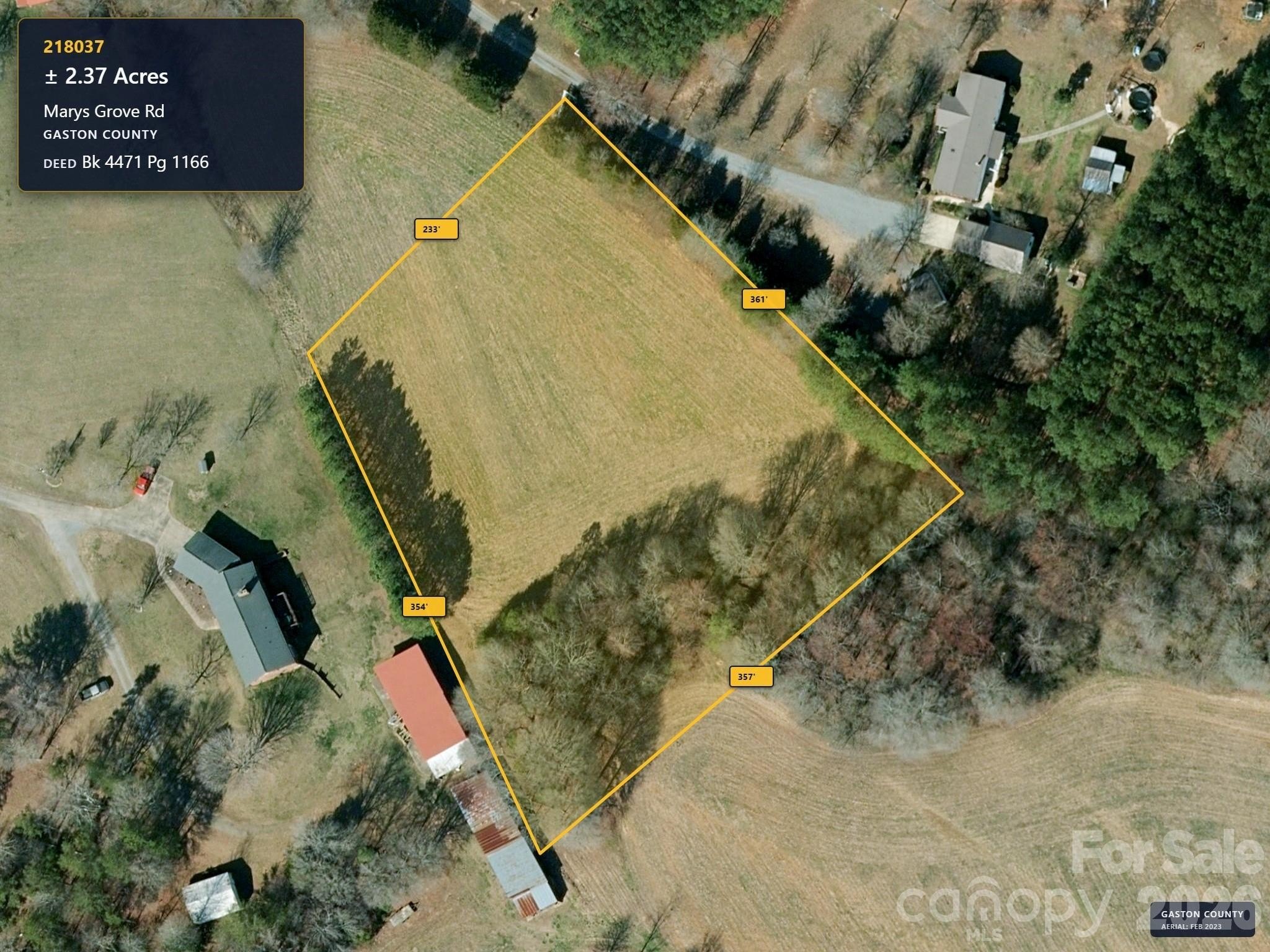 Land in Rural Gaston County