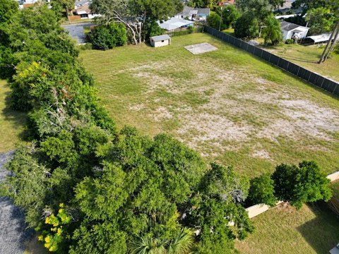 Fenced Land with Work Pad