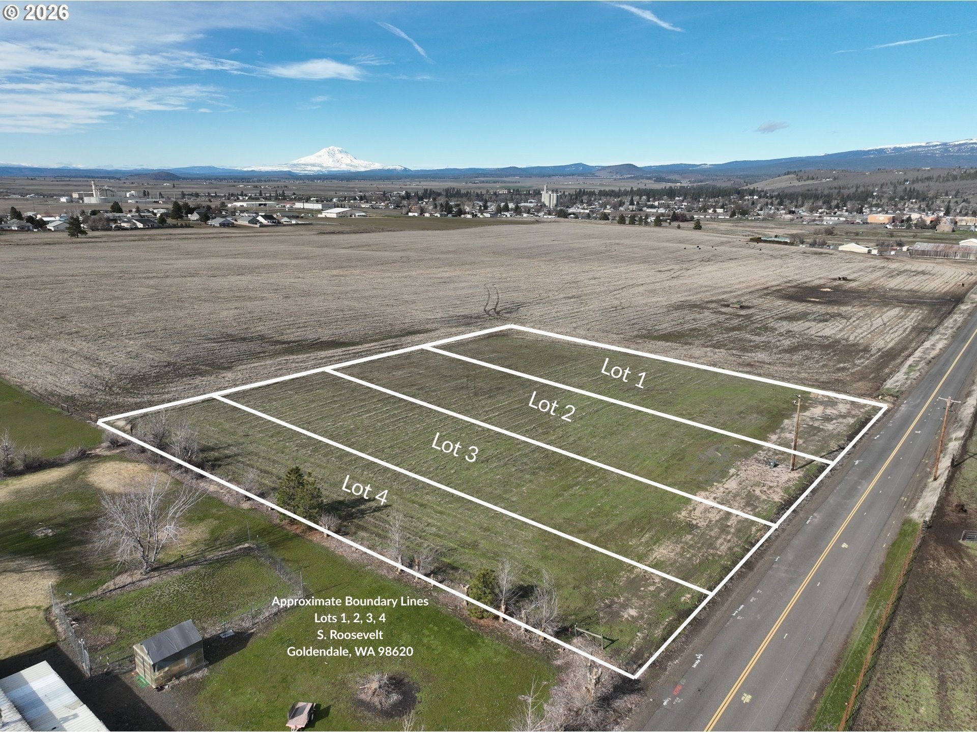 Goldendale Land with Mountain Views