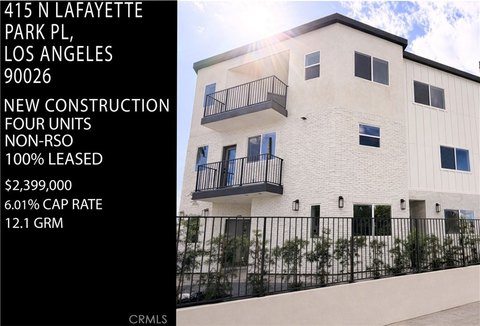 Modern Four-Unit Quadplex
