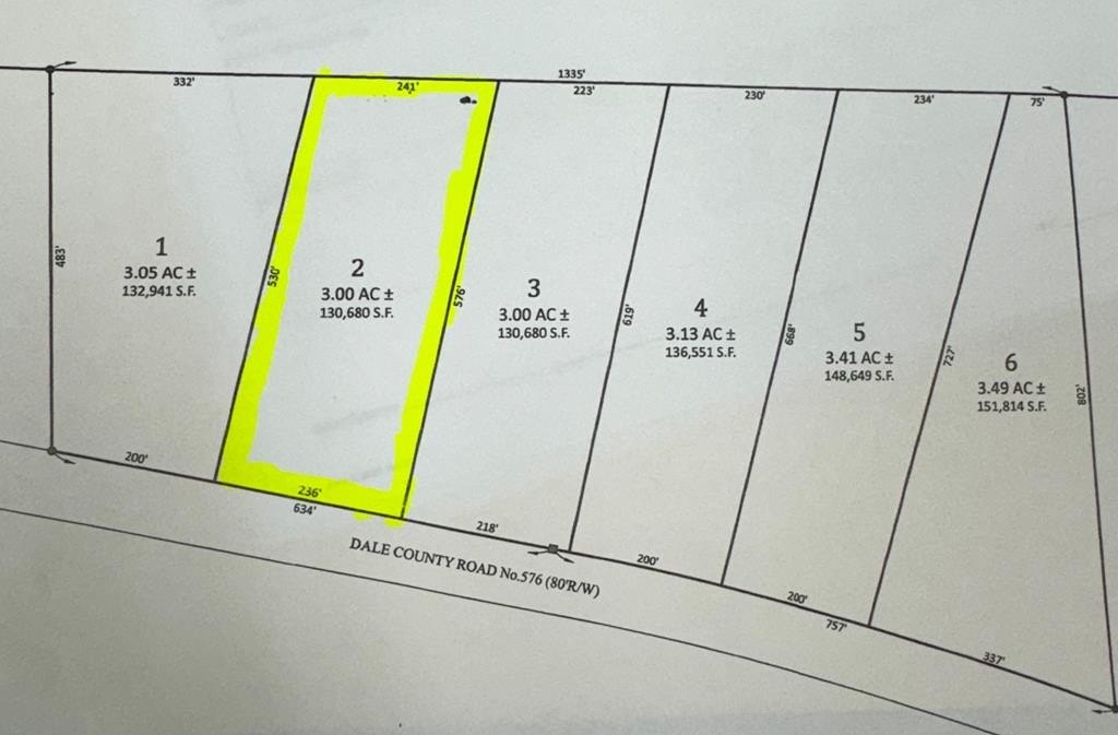 Headland, AL - 3 Acre Land