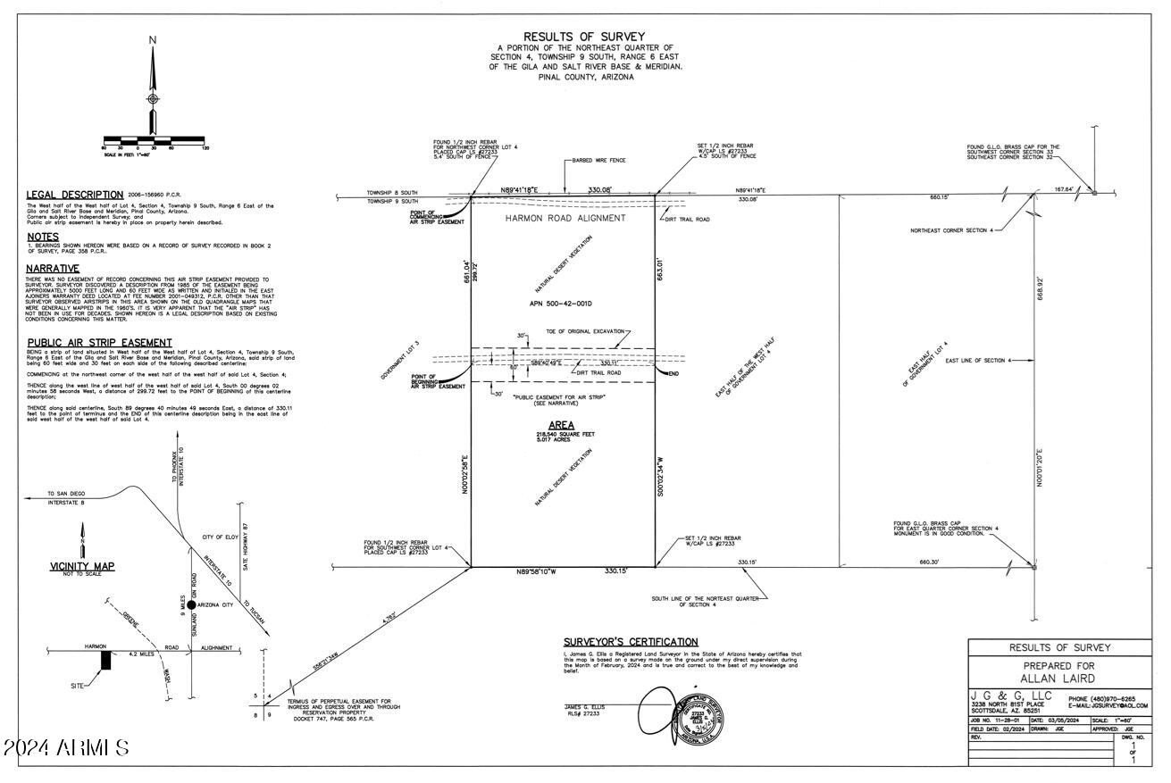 Land in Eloy, Arizona