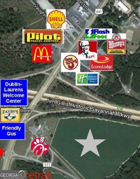 Prime Commercial Land I-16 Frontage