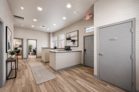 Garden-Style Office Suite
