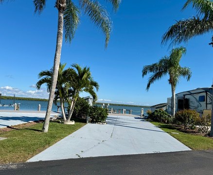 Waterfront RV Lot with Boat Dock