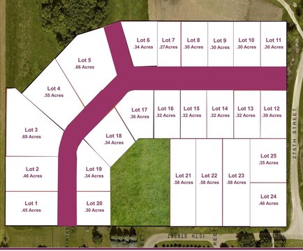 Residential Land in Quasqueton, Iowa
