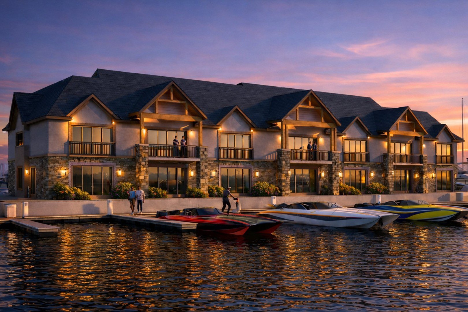 Premium Waterfront Motor Cave