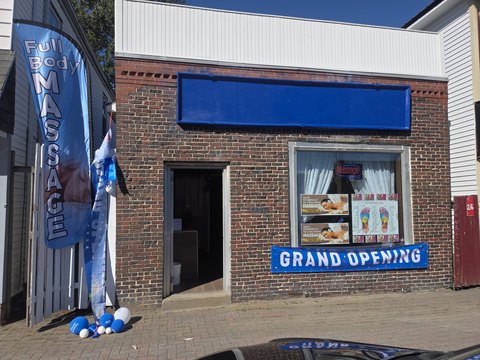 Downtown Brick Storefront