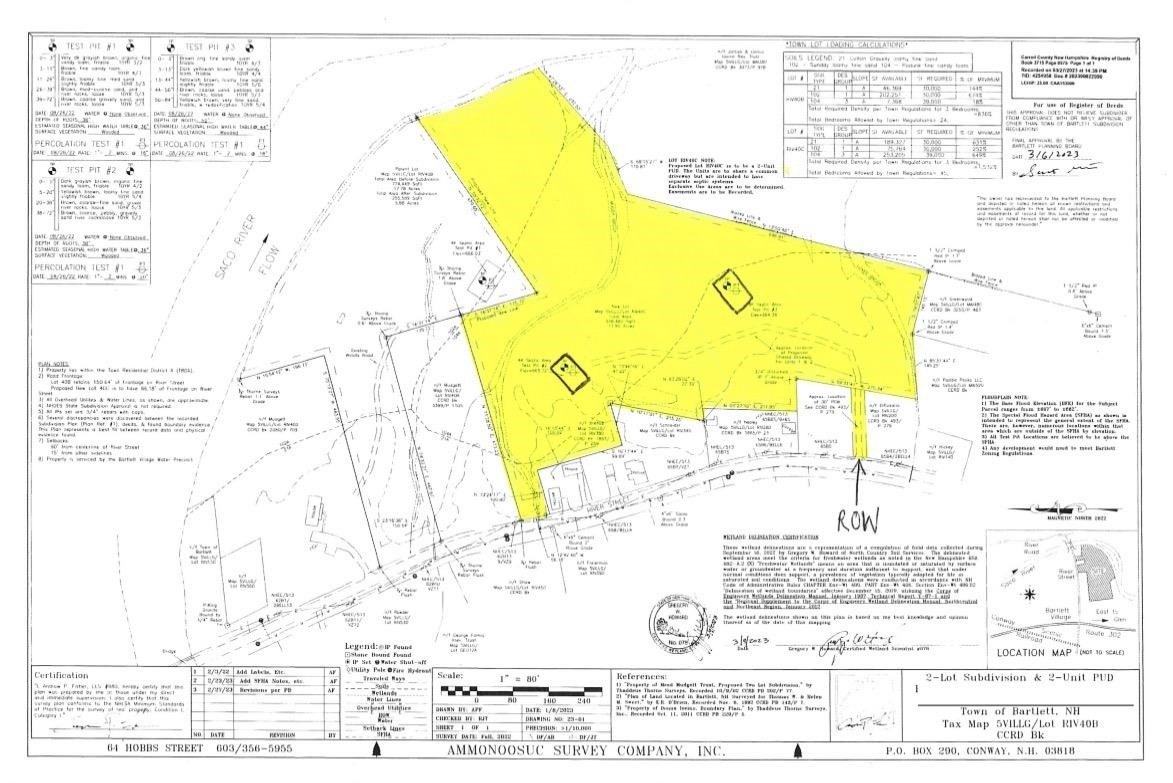 Bartlett Land with Saco River Frontage