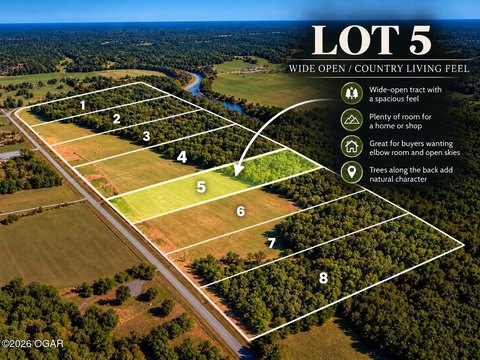 Land, Southwest City, MO