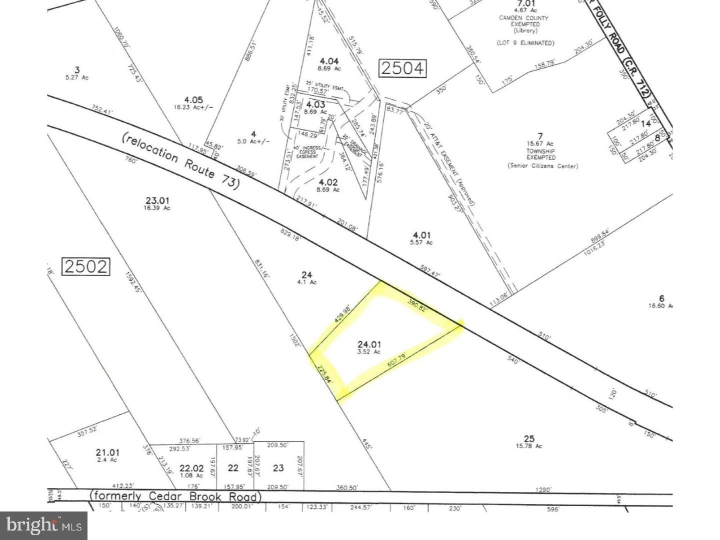 Commercial Lot on Route 73