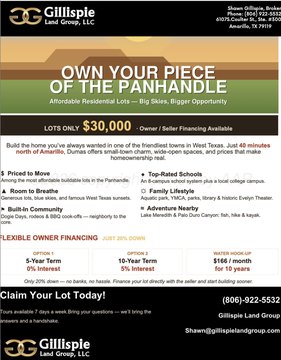 Land For Sale in Dumas