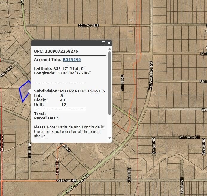Rio Rancho 1.5 Acre Lot