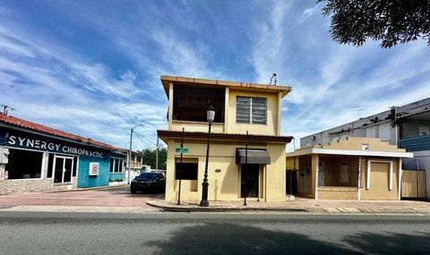 Mixed-Use Corner Building with Garage