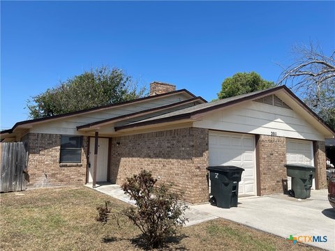 Brick-Veneer Duplex with Garages