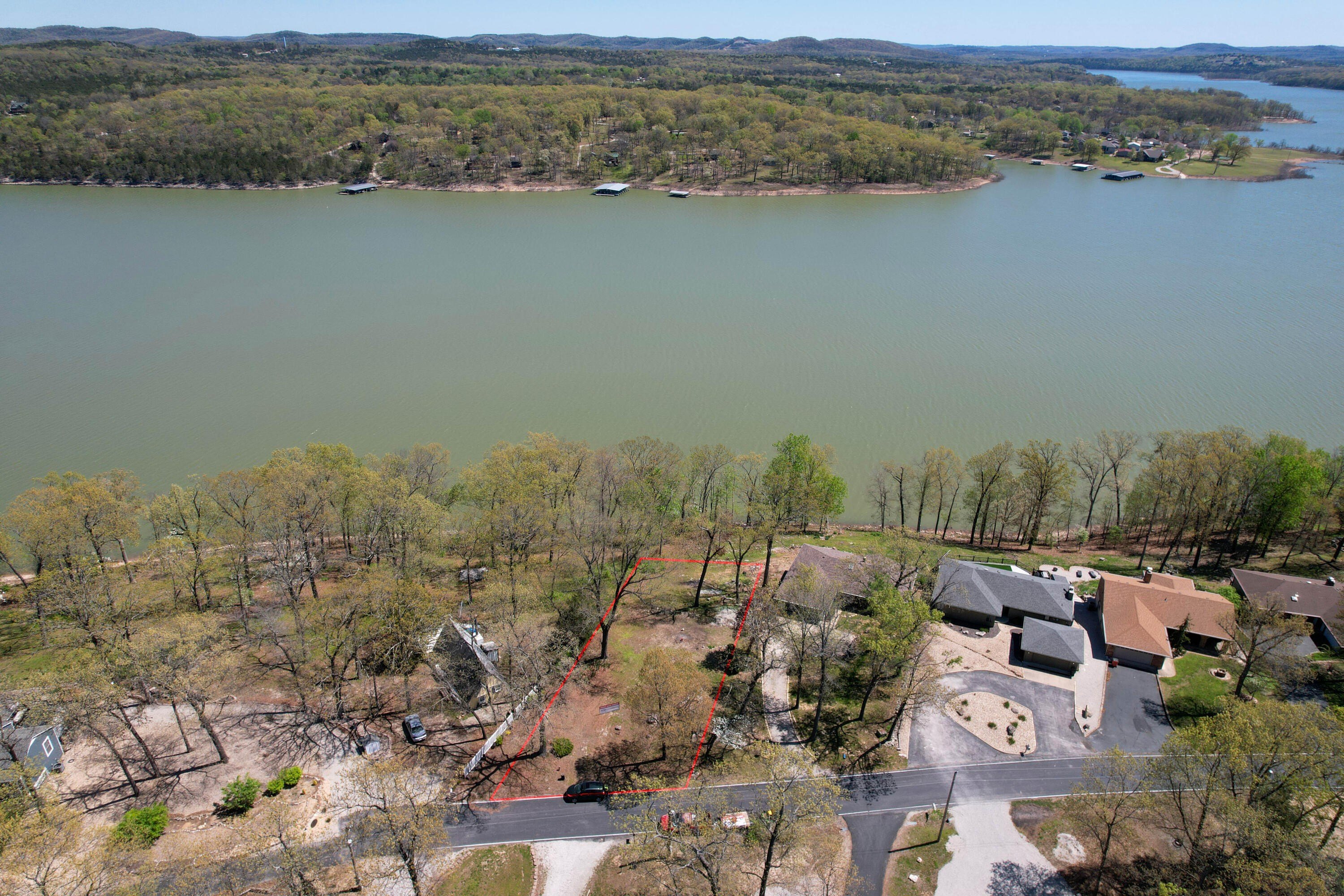 Waterfront Lot with Dock and Boat