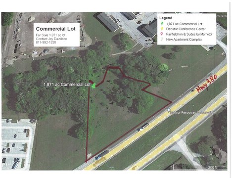Commercial Land Tract with City Utilities