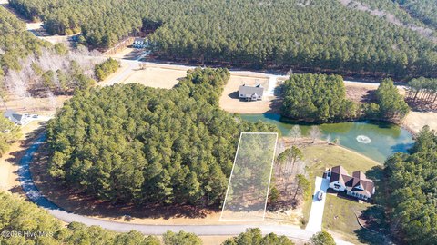 Partially Cleared Lot by Pond