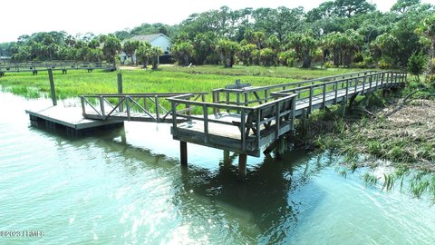 Fripp Island Canal Lot with Dock