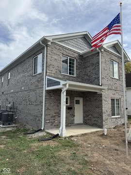 All-Brick Duplex with Two Garages
