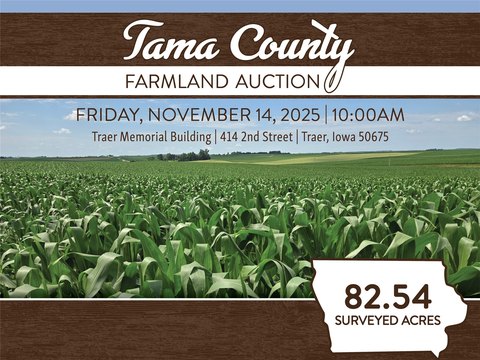 Productive Farmland Auction Near Traer, Iowa