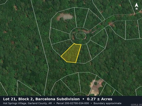 Vacant Land, Hot Springs Village, AR