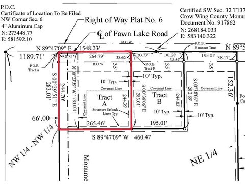 Crosslake Land Near South Shore