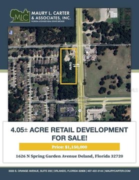 Prime Commercial Land in DeLand