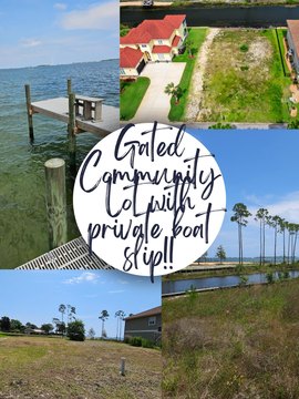 Waterfront Lot with Boat Slip