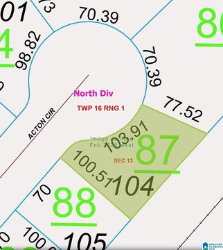 LAND/LOTS, MOODY, AL