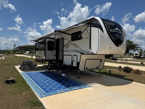 Paved Motorcoach Lot