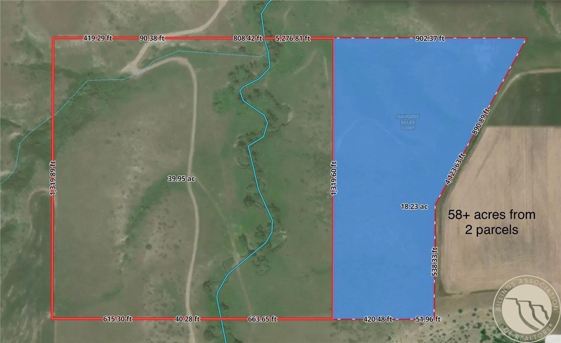 58+ Acres with Creek Views
