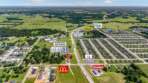 Prairie Grove Commercial Corner Lot