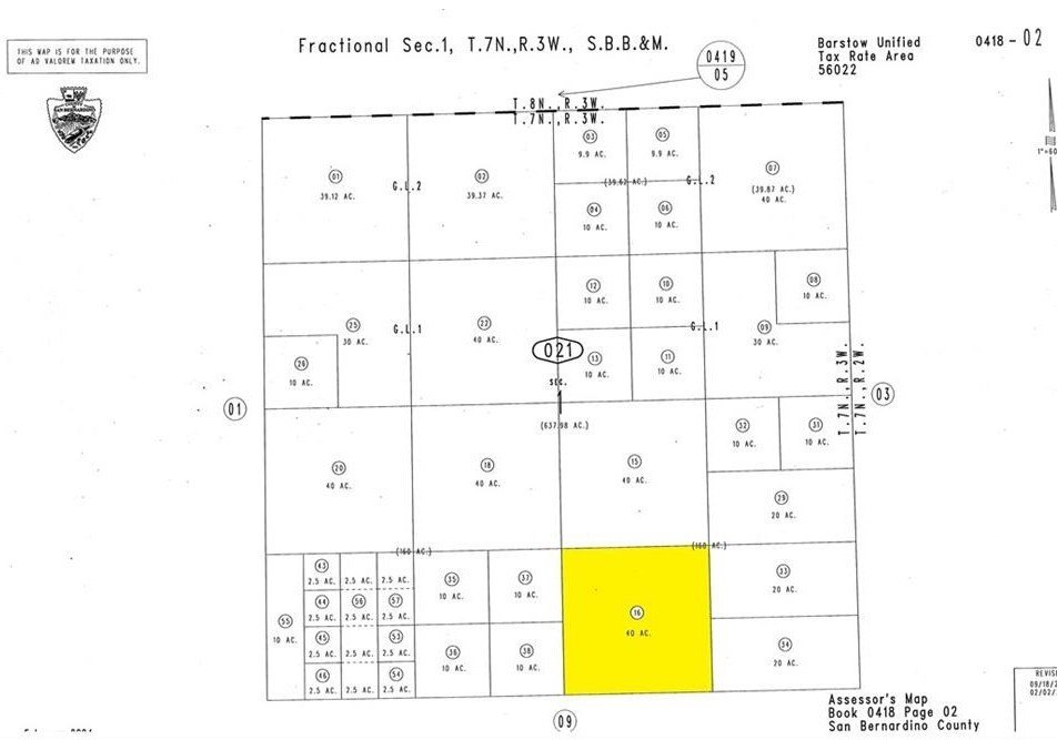 40 Acres in Barstow OHV