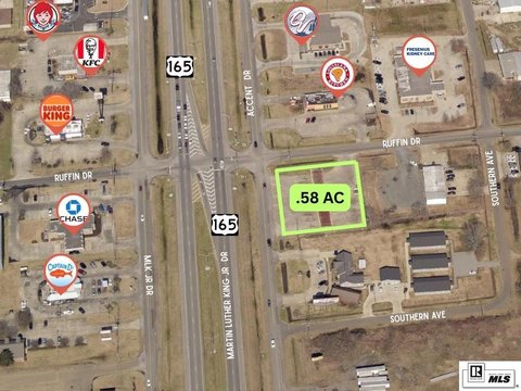 Commercial Corner Lot with Multiple Access