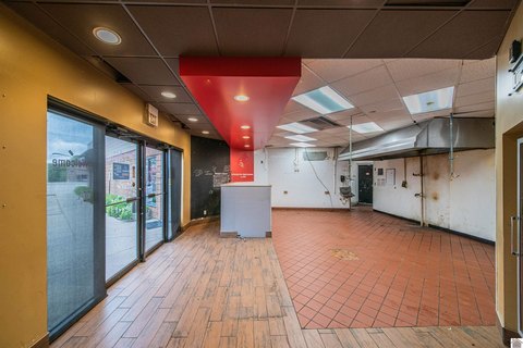 Restaurant Space with Hood and Cooler