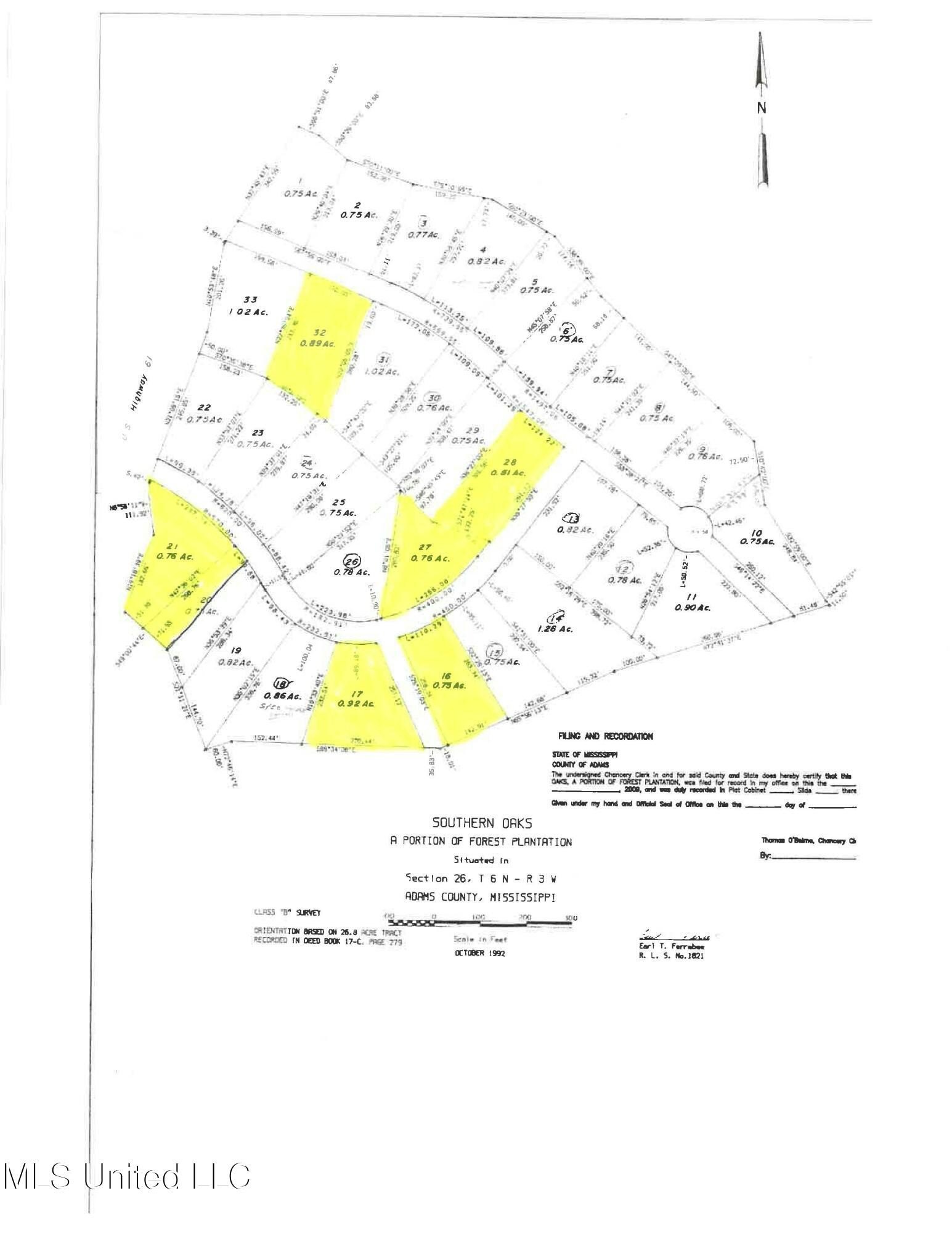 Corner Lot in Natchez, MS