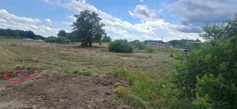 Partially Fenced Lot in Azle, TX