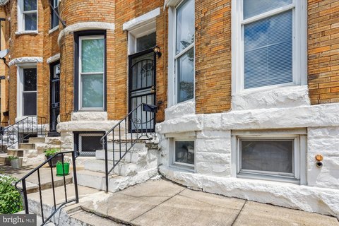 Baltimore Brick-Front Townhouse with Updates