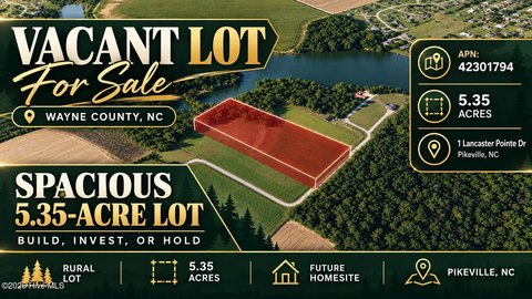 Land, Pikeville, NC