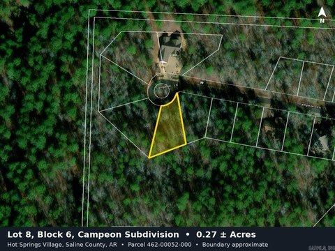 Vacant Land, Hot Springs Village, AR
