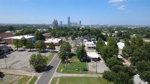 Fenced Commercial Land Lot