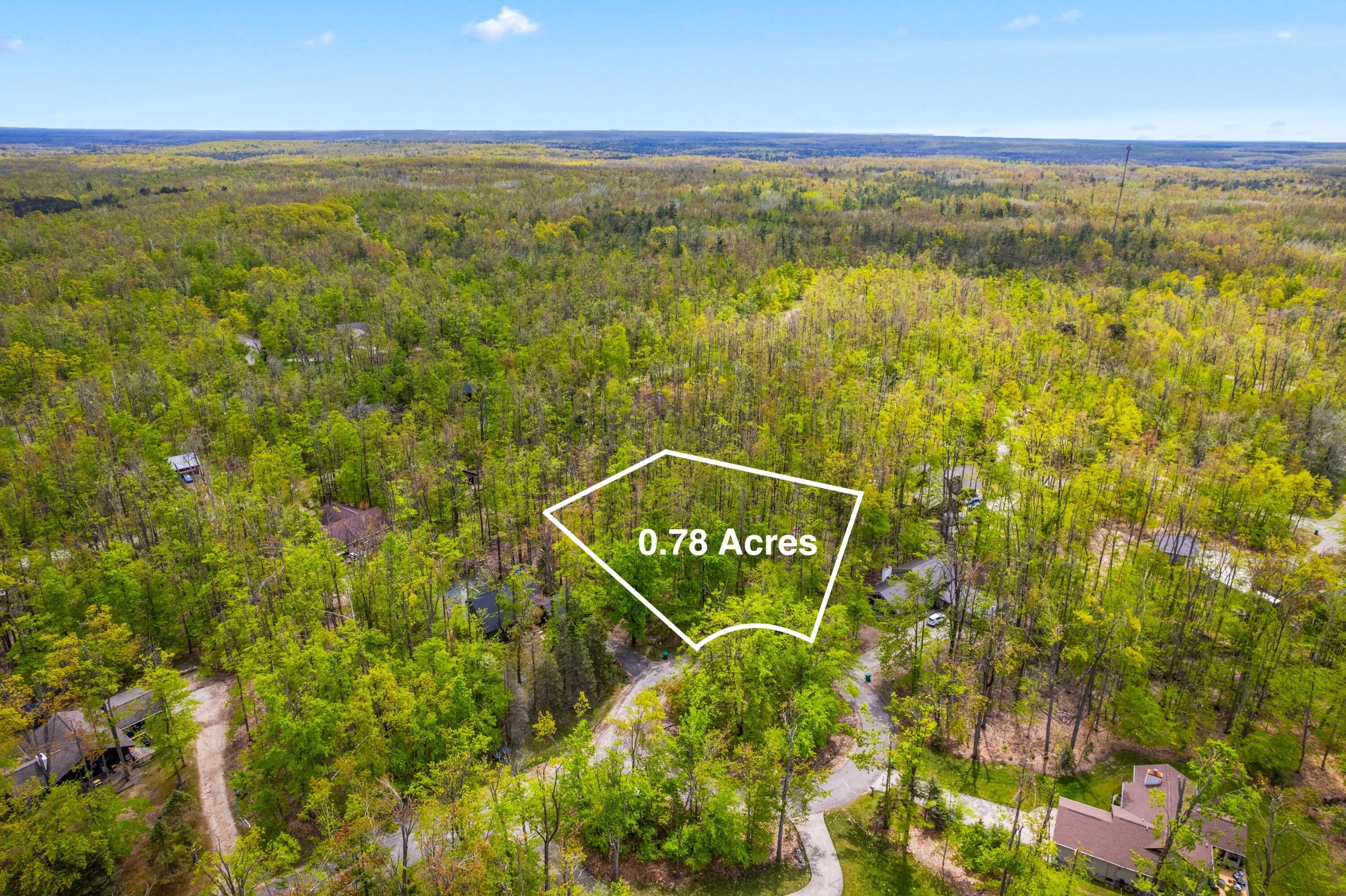 Michaywe Wooded Lot Near Gaylord