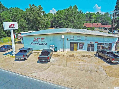 Hardware Store with Storage Buildings