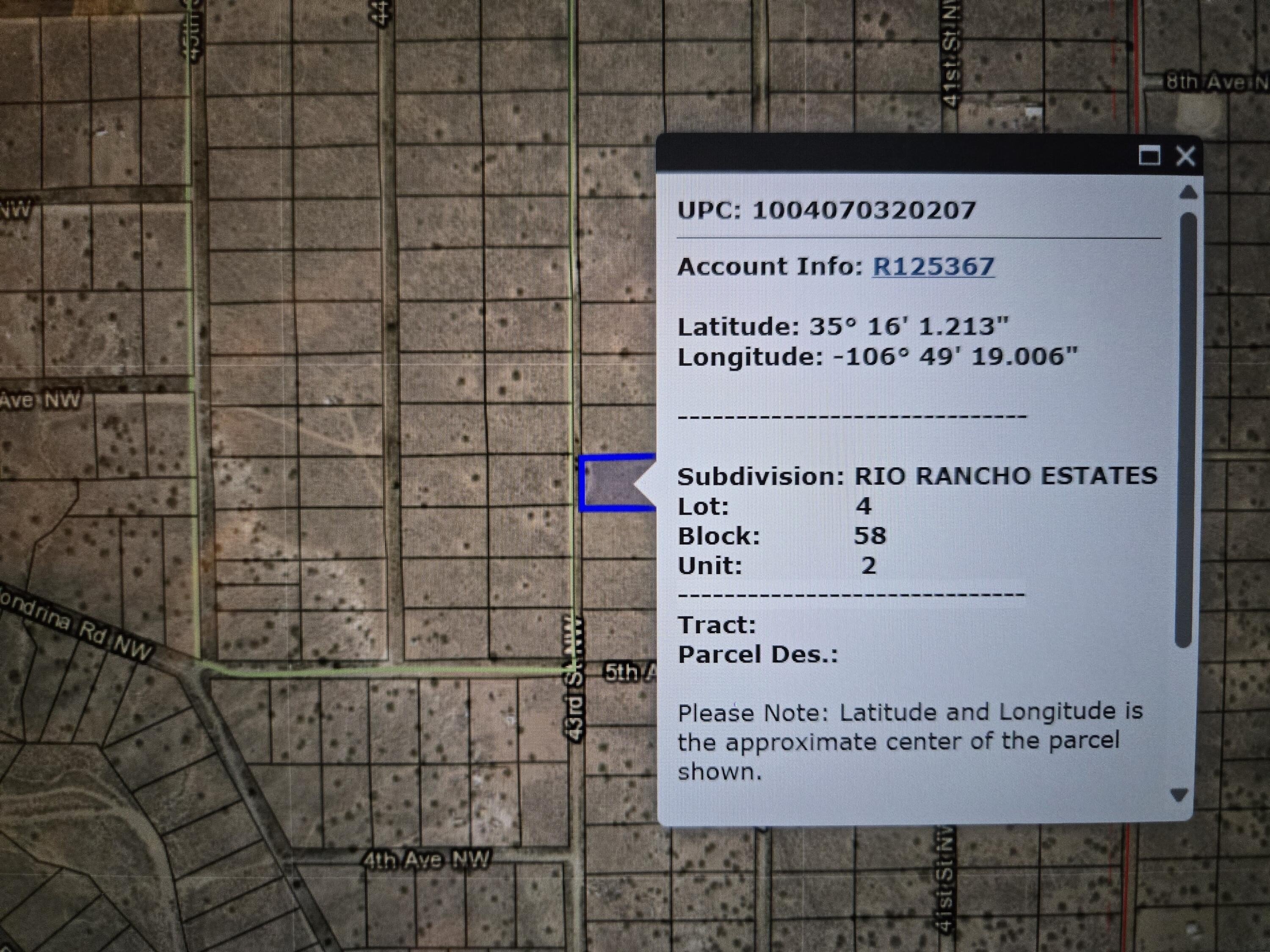 Rio Rancho Land Parcel